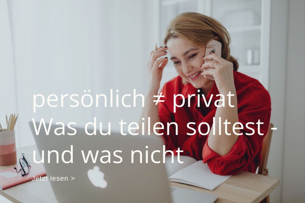 Persönlich zeigen als Führungskraft